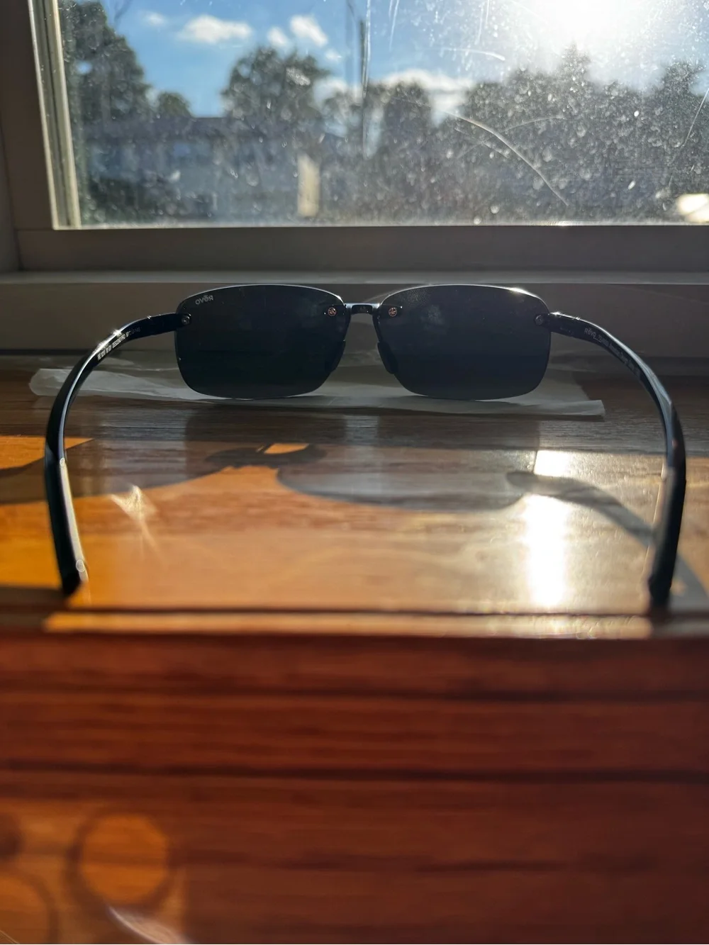 Revo Descend Pro RE 1210 01 GY Black/Graphite Polarized Unisex Sunglasses